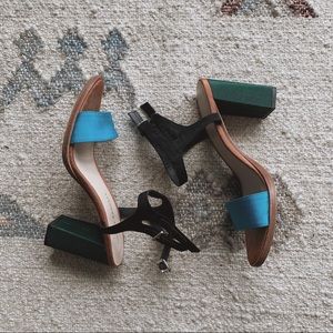 Loeffler Randall Block Heel Sandals — Size 6